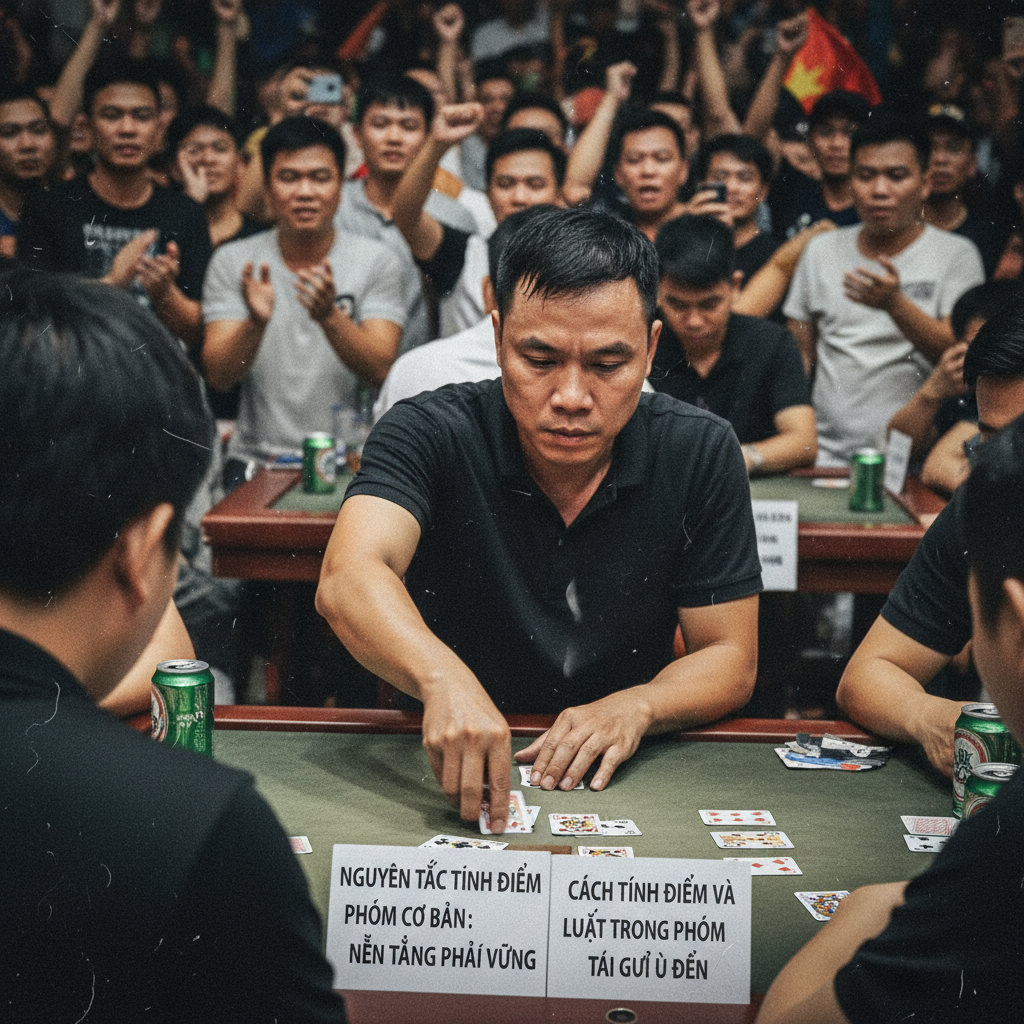 Cách tính điểm Phỏm dựa trên các lá bài rác còn lại